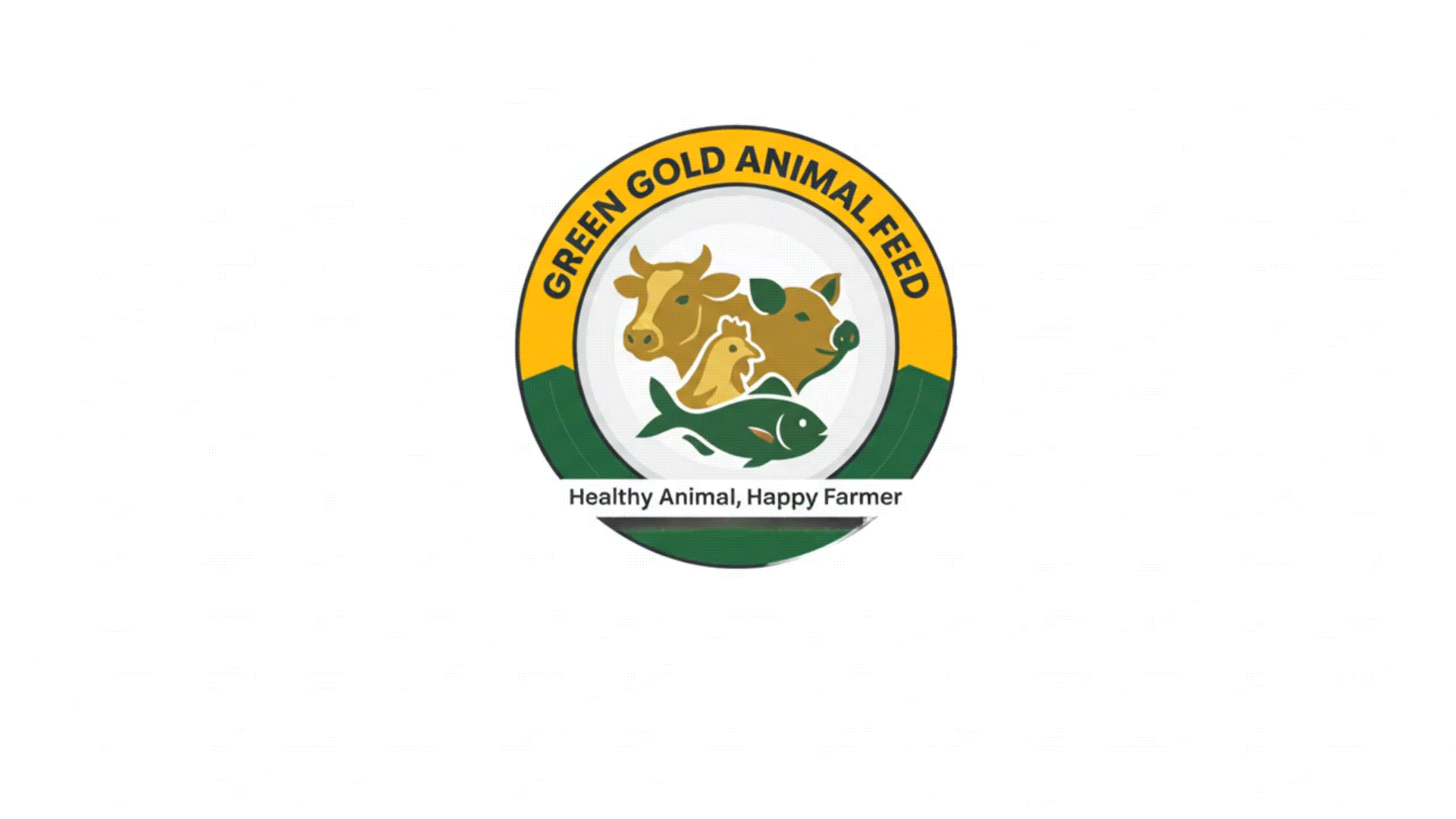 Green Gold Animal Feed Banner